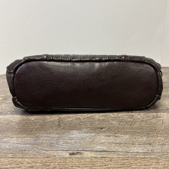 Brighton E242038 Vintage Brown Leather Shoulder Bag & Storage Bag - Picture 6 of 16